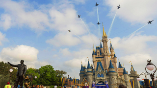 Blue Angels Sprinkle Their Own Magic Over Disney's Magic Kingdom